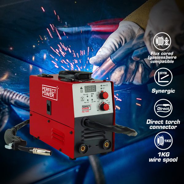 120A FC-120 Gasless Flux Cored Wire MIG Welding Machines