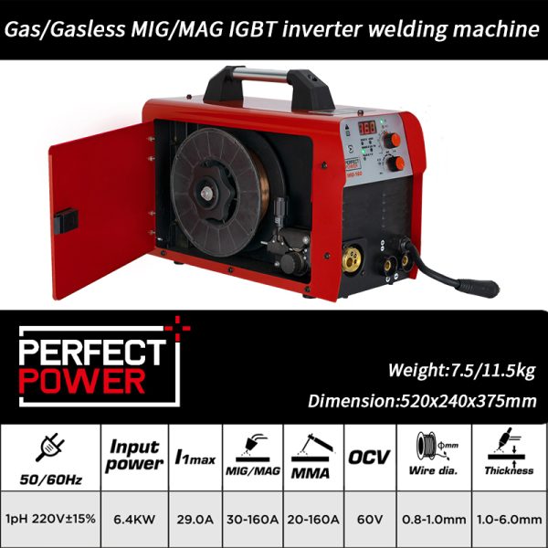 160A MIG-160 4-in-1 Multi-Process MIG Welder