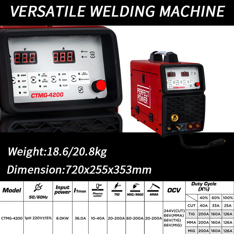 CTMG-4200 5 IN 1 Multifunctional Welder