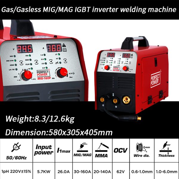 160 A MIG Welder MIG-160P