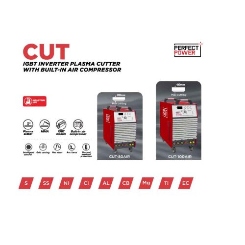 CUT-100Air IGBT Inverter Plasma Cutting Machines CUT-100Air IGBT Inverter Plasma Cutting Machines